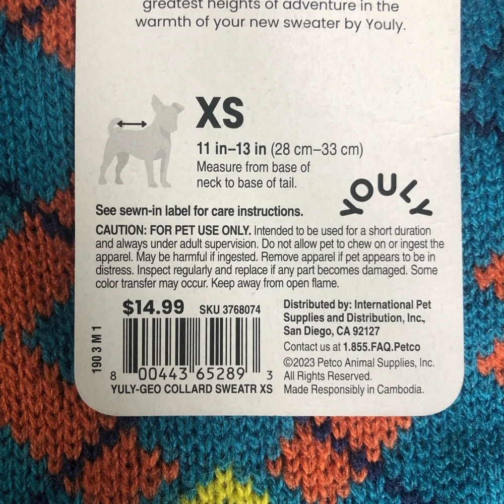 Bundle 2 NWT dog Sweaters XS